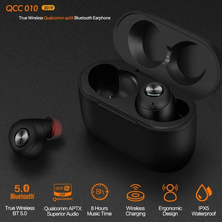 Earphone bluetooth 5.0 stereo waterproof noise reduction - Prozone