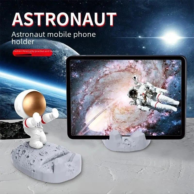 Astronaut plastic spacesuit figurine phone holder - Prozone