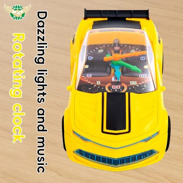 CLOCK CAR WITH LIGHT SOUNDS - Prozone