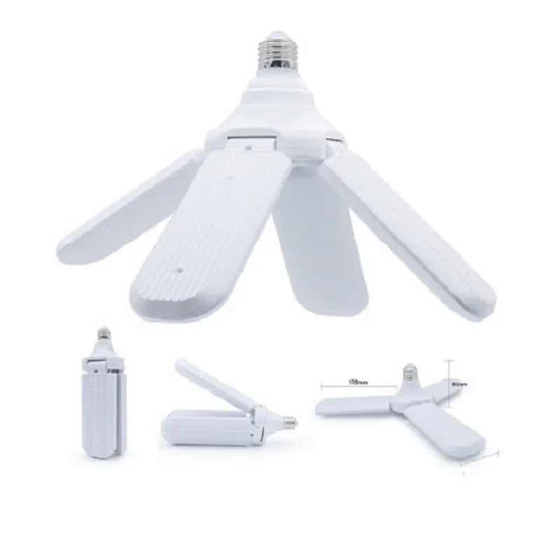 Foldable fan blade led garage lights - Prozone