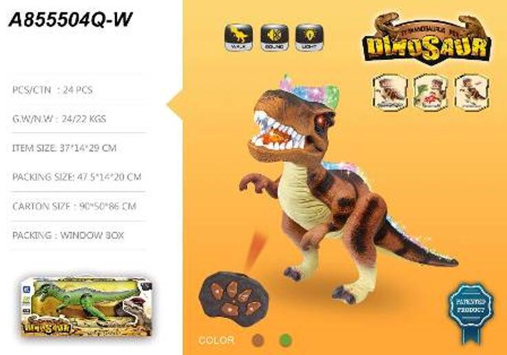 REMOTE CONTROL DINOSAUR WITH LIGHT SOUNDS - Prozone