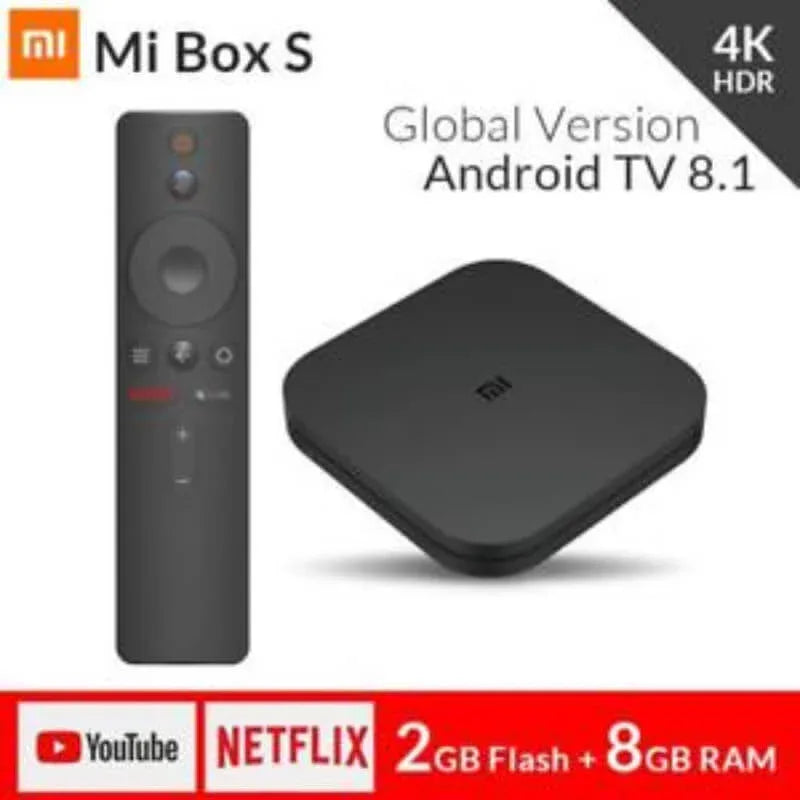 Mi box s smart tv box android 8.1 quad core 2gb 8gb - Prozone