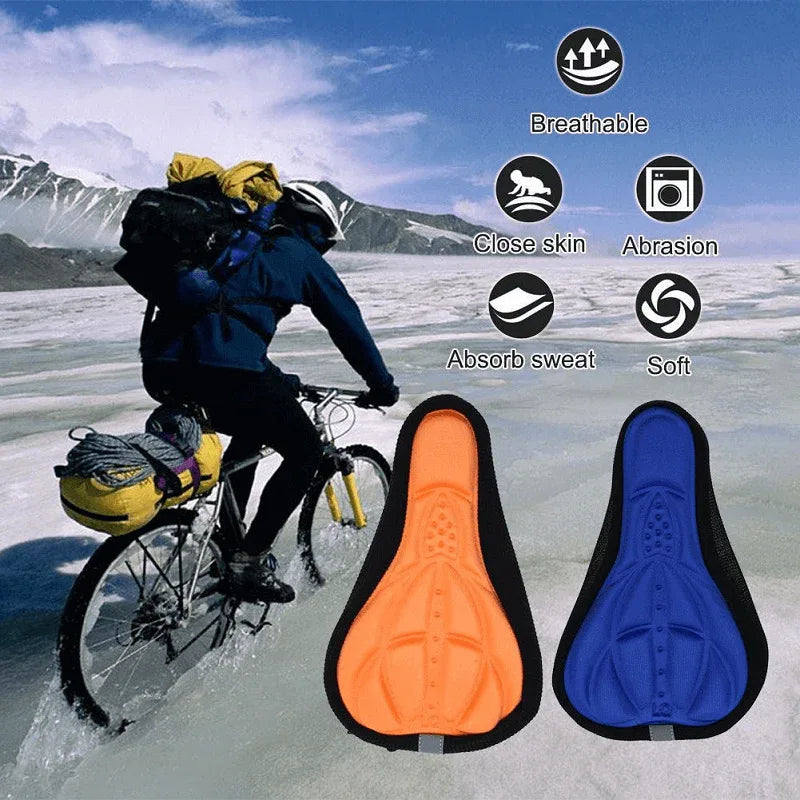 Bicycle soft silicone 3d gel pad cushion cover - Prozone