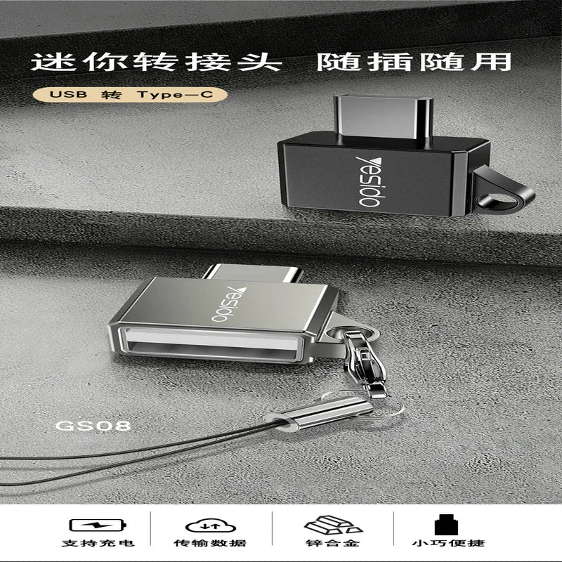 Yesido otg adapter type-c android two-in-one usb (gs08) - Prozone