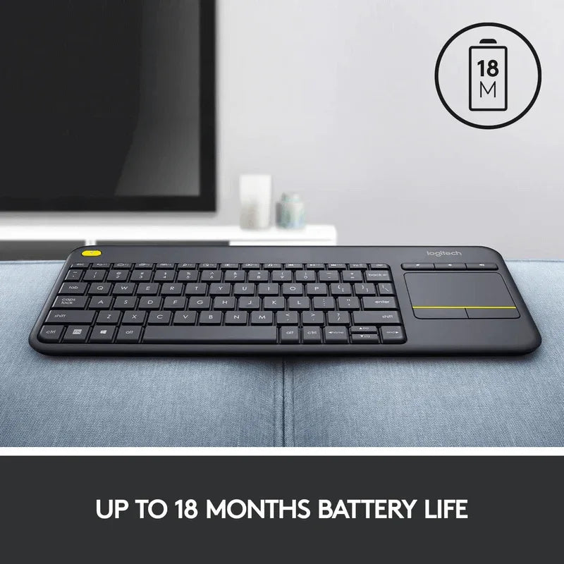 Logitech k400 plus wireless touch keyboard - Prozone