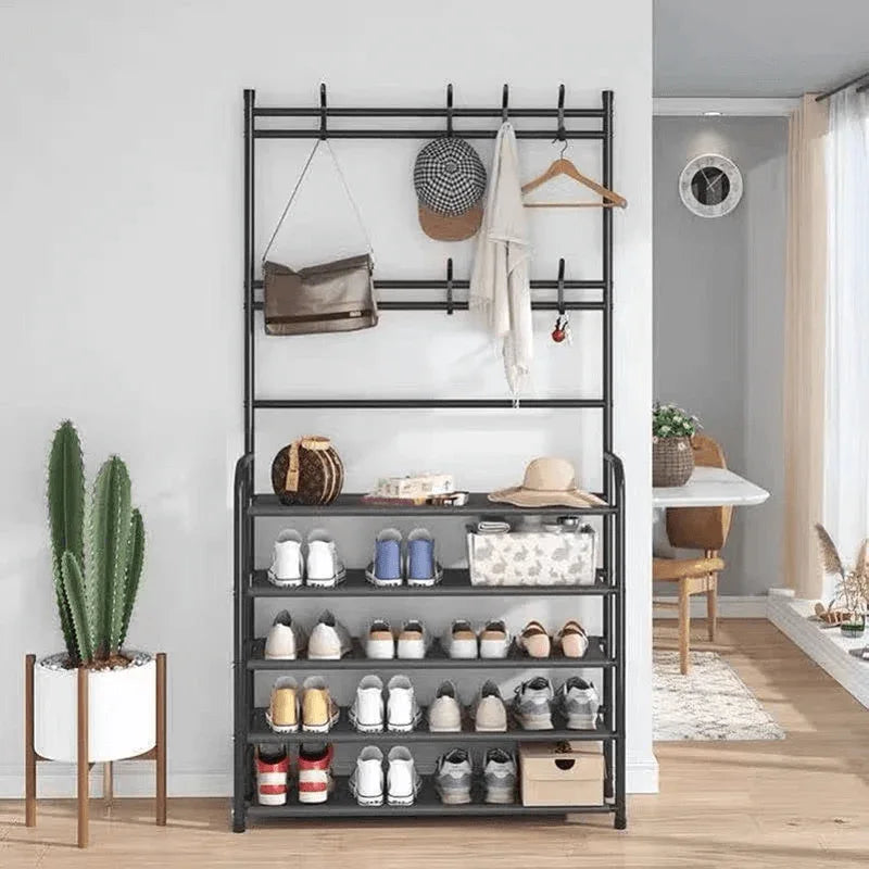 Stainless steel 5 layer shoe storage organizer rack - Prozone