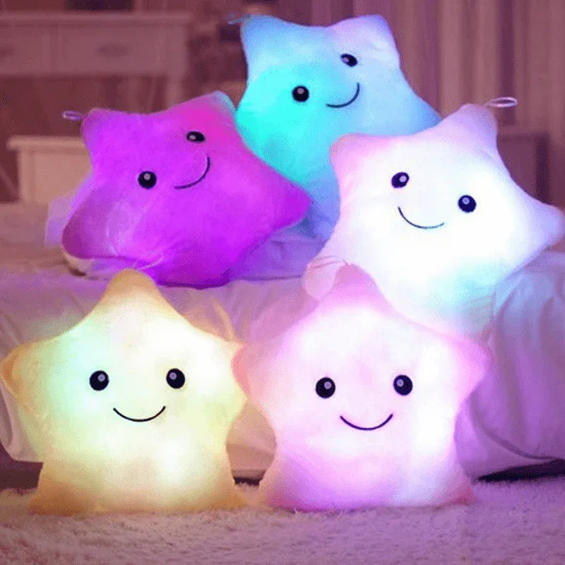 7 color changing light up star pillow - Prozone