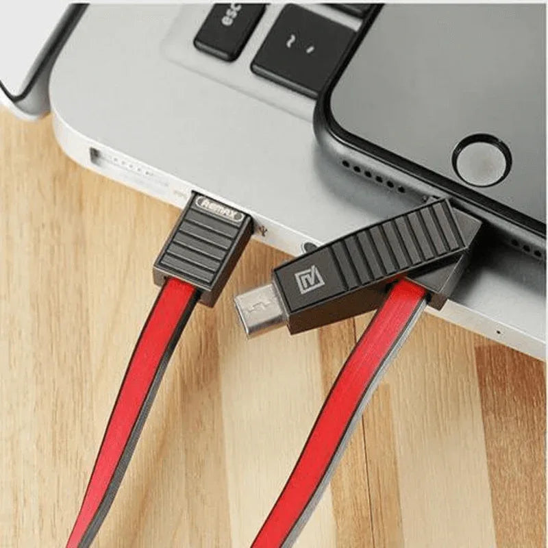 Remax 3 in 1 usb data and charger cable rc-072th - Prozone