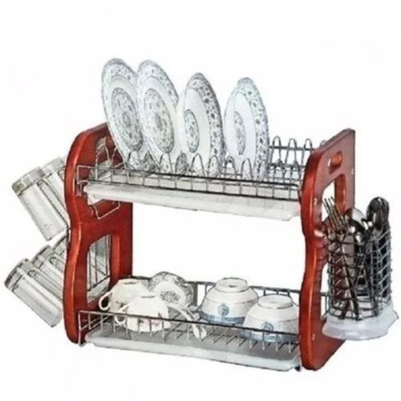 3 layers kitchen metal wire dish rack - Prozone