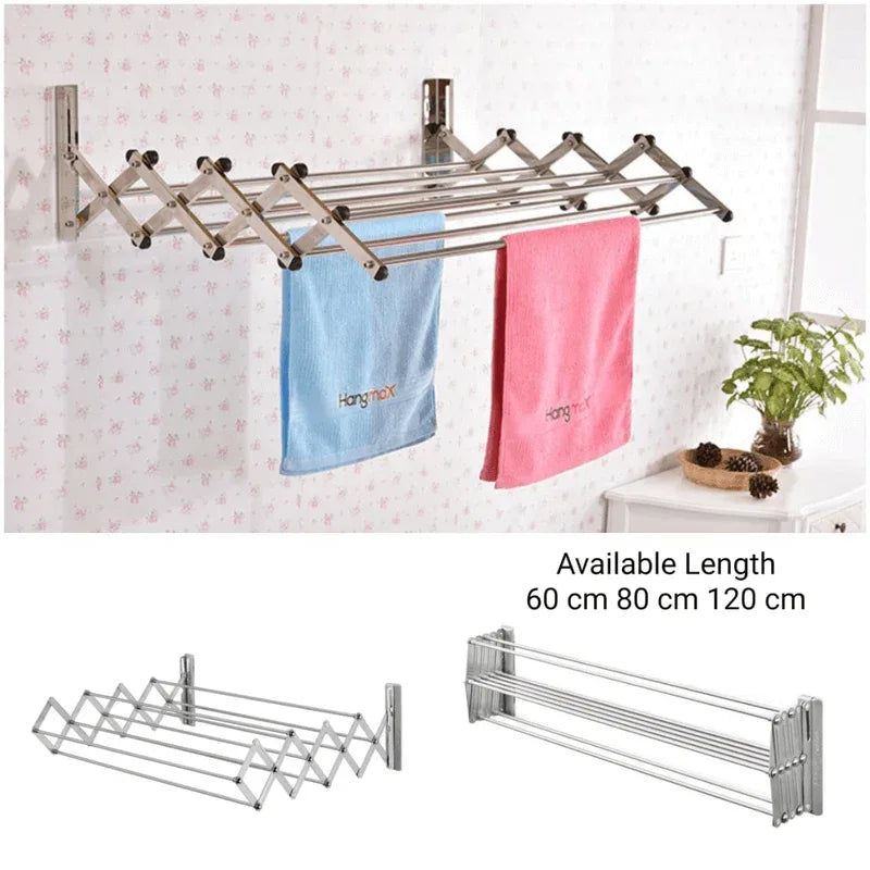 Stainless steel space saver rack wall mounted - Prozone