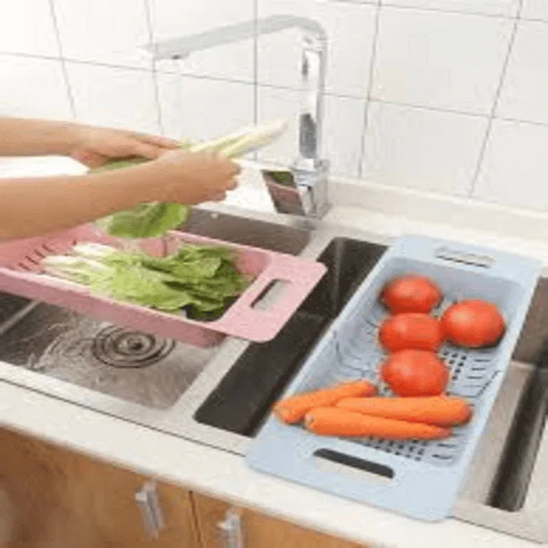 Adjustable length plastic sink drain basket - Prozone