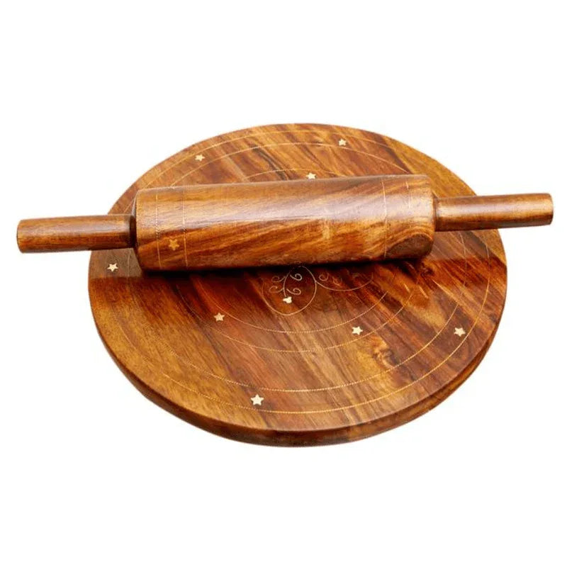 Chakla belna with brass engraving - Prozone