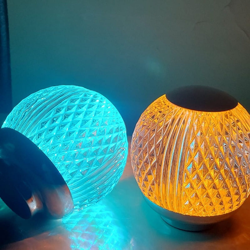 Glass round rgb lamp - Prozone