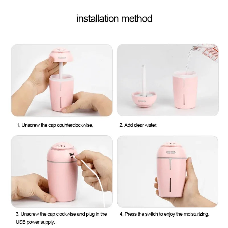 Revolving scenic lantern air humidifier 300ml - Prozone