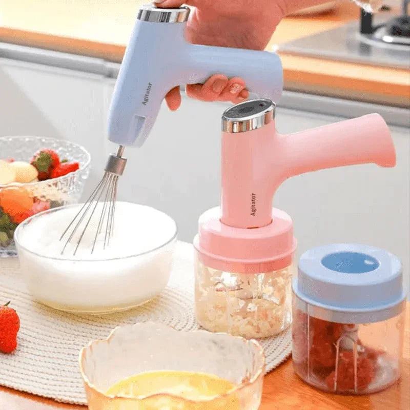 Multi functional rechargeable wireless chopper and beater - Prozone