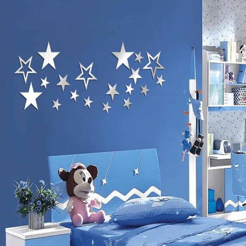 24 pcs stars acrylic wall sticker - Prozone