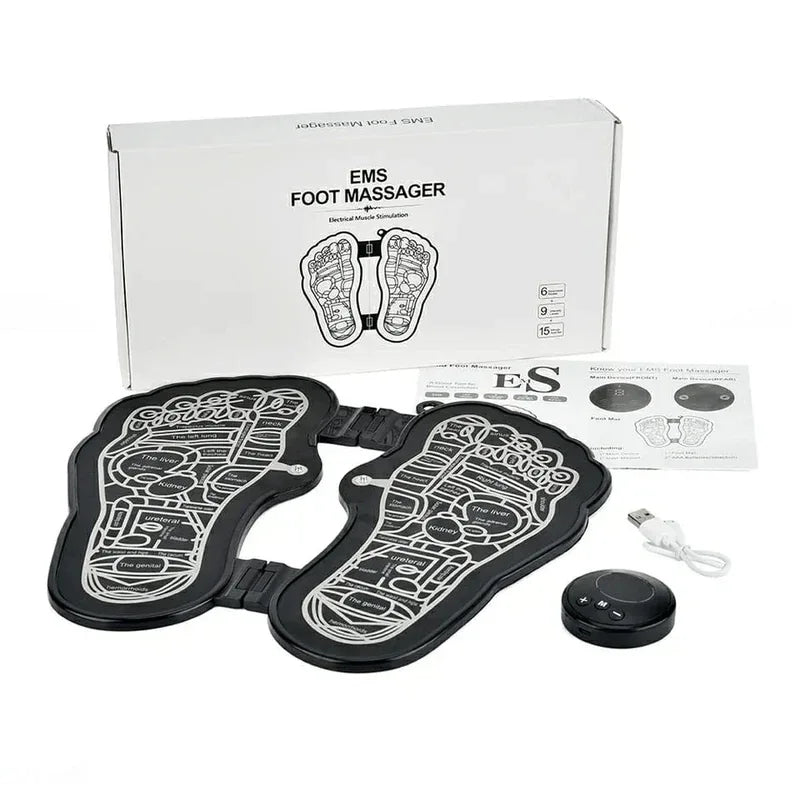 Foldable electric ems foot massager pad - Prozone