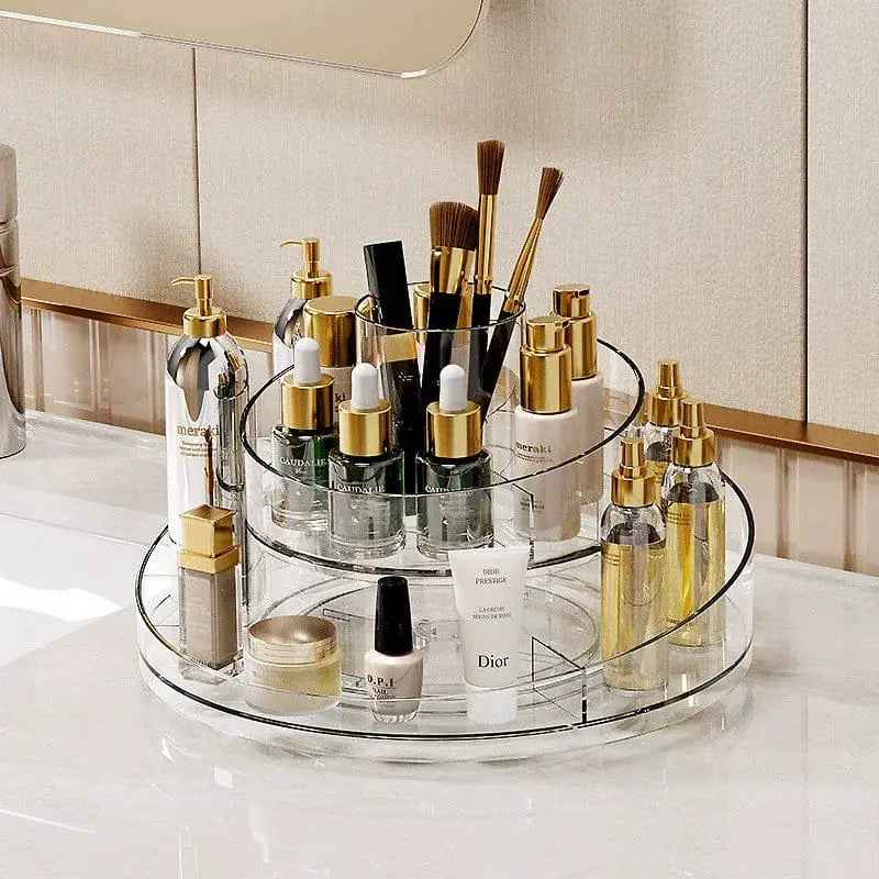 360° Rotating Acrylic Makeup Organizer - Prozone