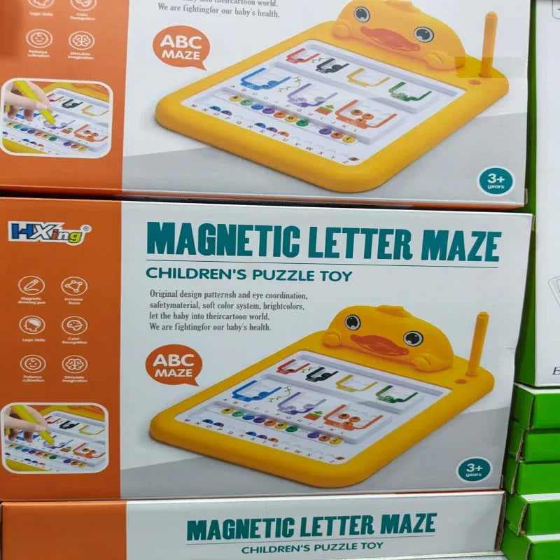 magnetic alphabetic letter maze game - Prozone