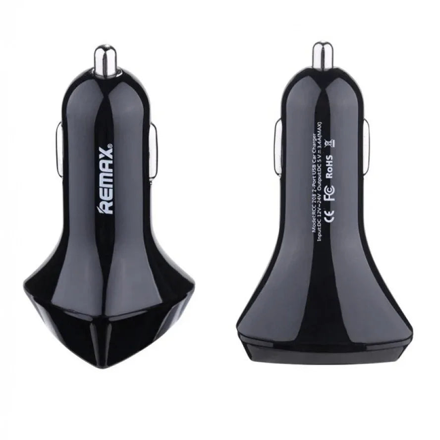 Remax aliens 2usb car charger voltage indicator 3.4a - Prozone