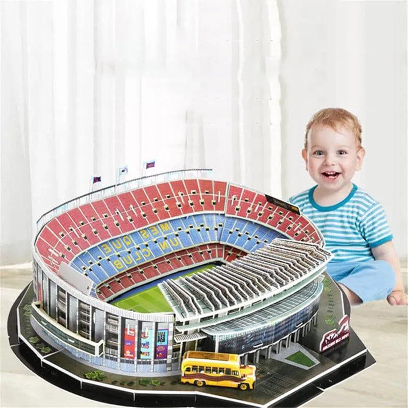 3d puzzle soccer stadium model - Prozone