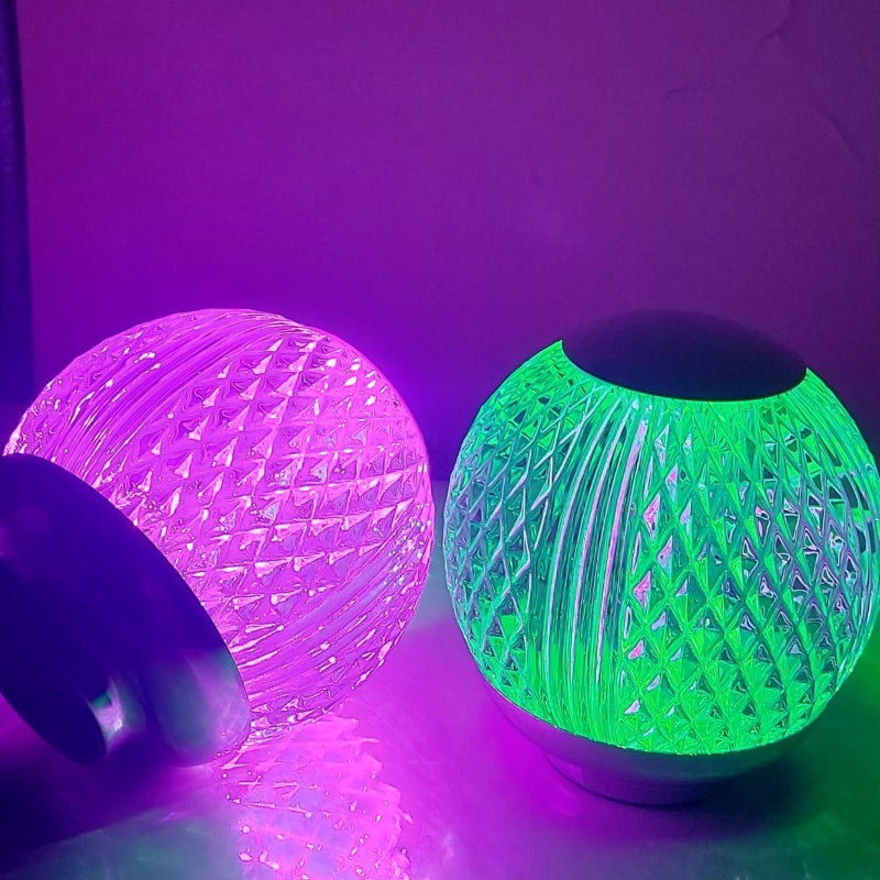 Glass round rgb lamp - Prozone