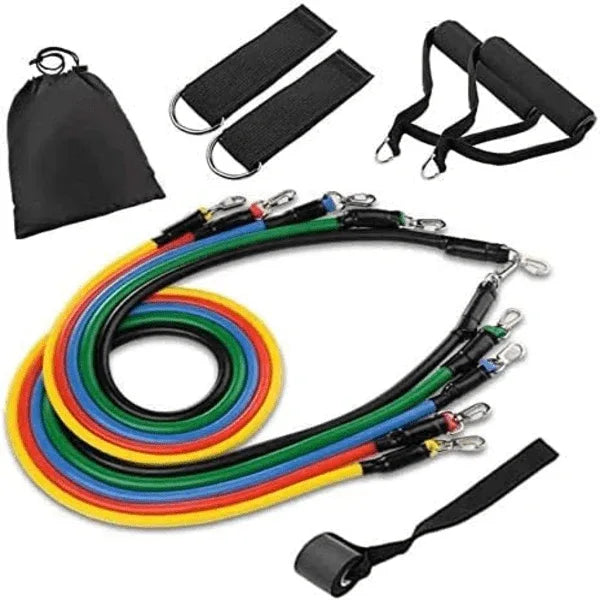 11 pcs resistance band elastic fitness band - Prozone