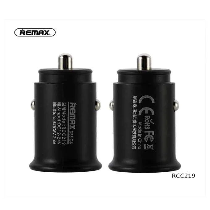 Remax rcc-219 roki series car charger 2.4a - black - Prozone