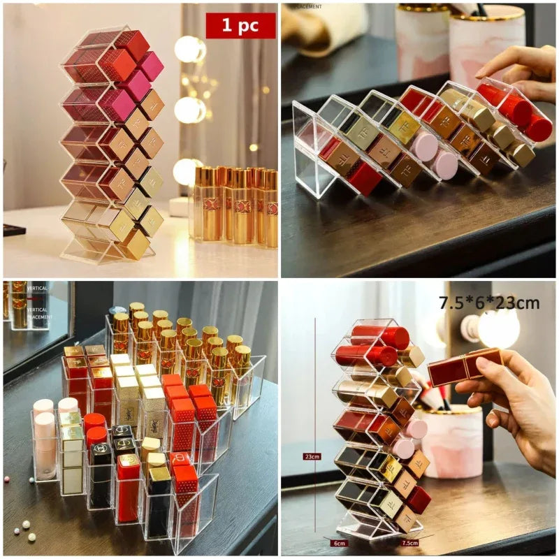 16grid acrylic lipstick tower - Prozone