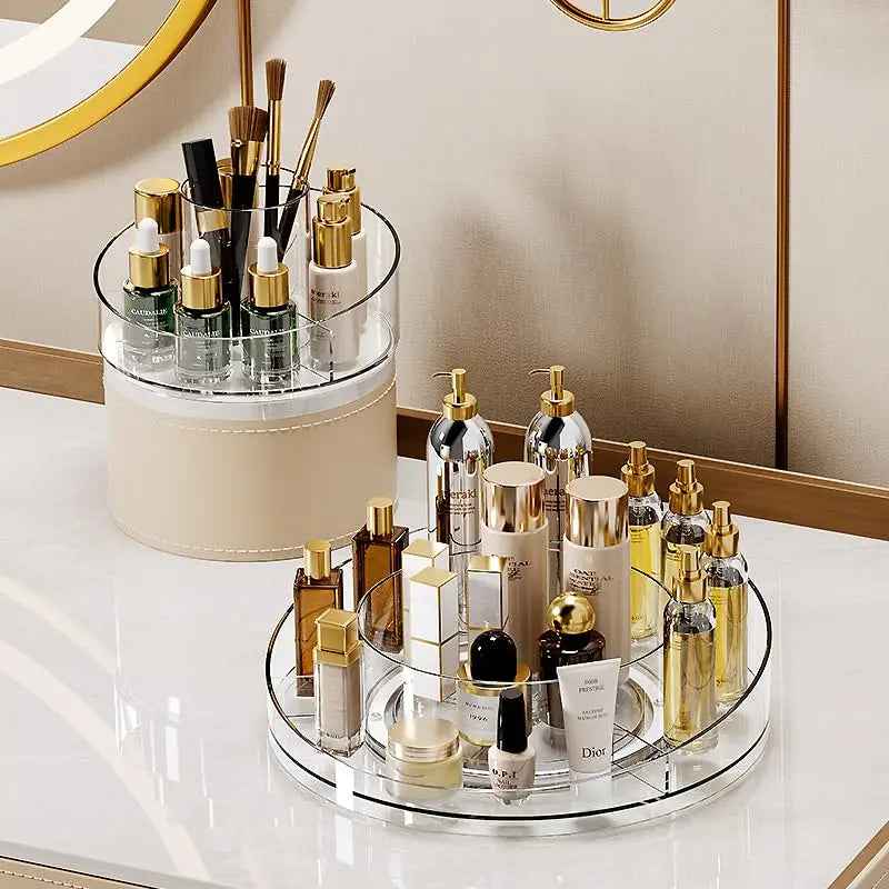 360° Rotating Acrylic Makeup Organizer - Prozone