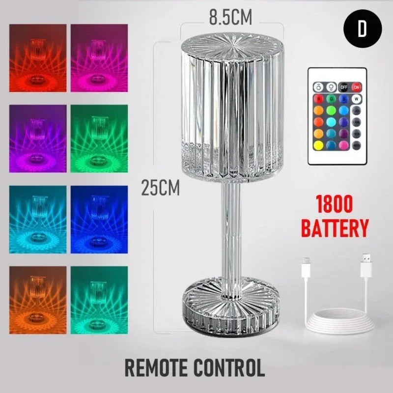 Daimond shape touch lamp with remote - Prozone