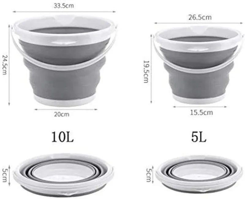 Silicone folding bucket - Prozone