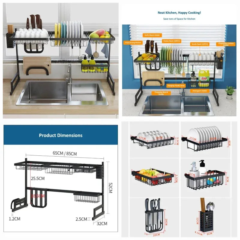 Over Sink Dish Drying Rack - Prozone
