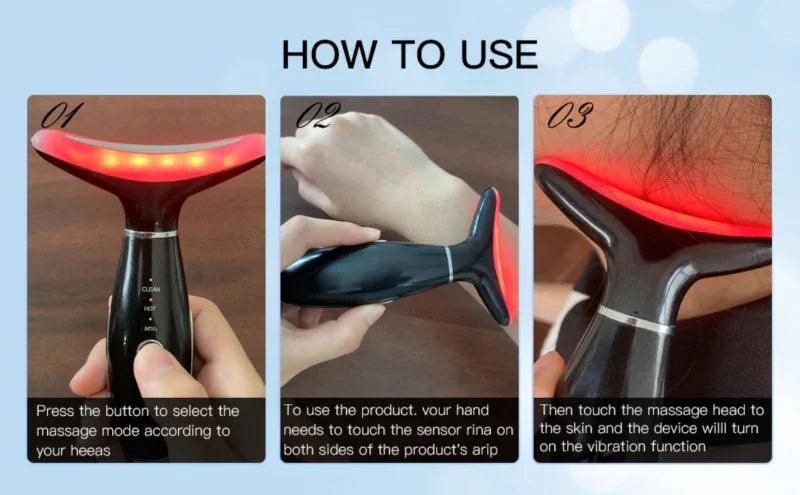 Skin care face massage tool, 3-in-1 - Prozone