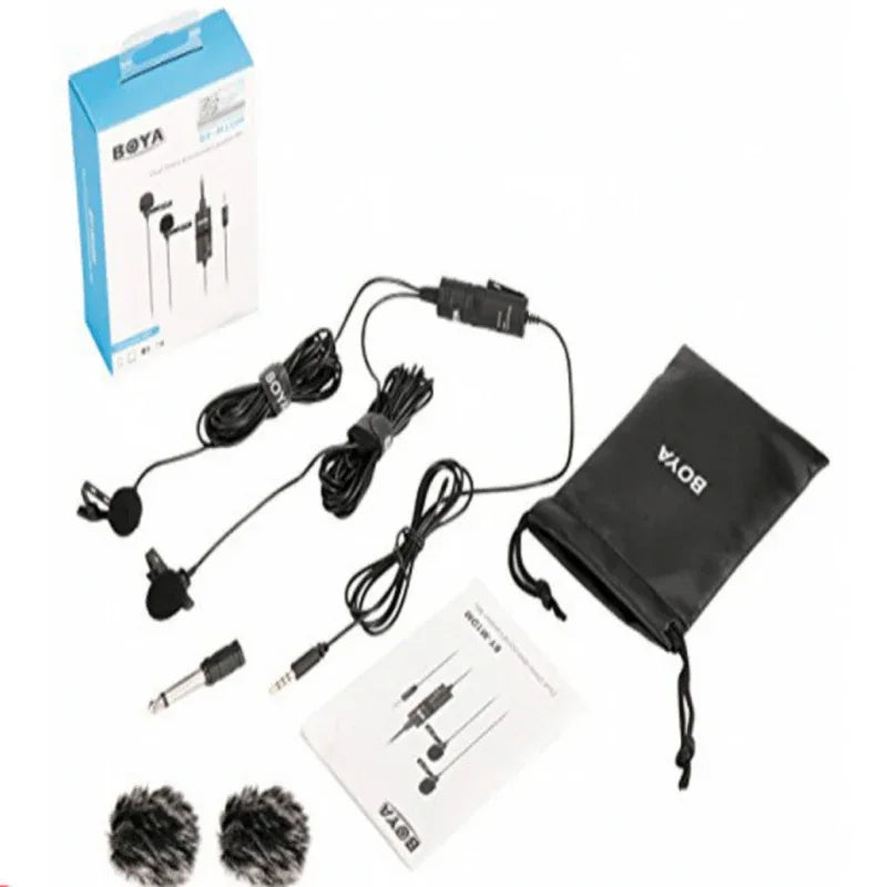 Boya by-m1dm dual lavalier universal microphone - Prozone
