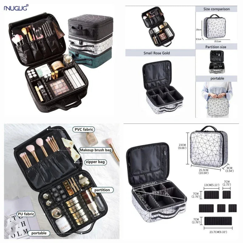 Makeup partition traveling storage box - Prozone