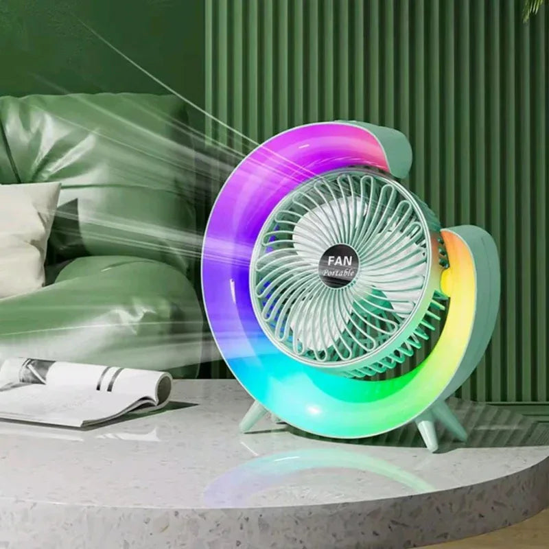 Desk Fans with LED Light - Prozone