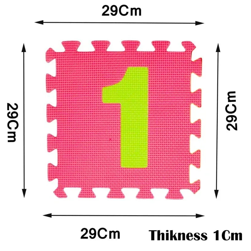 10pcs numbers foam mat - Prozone