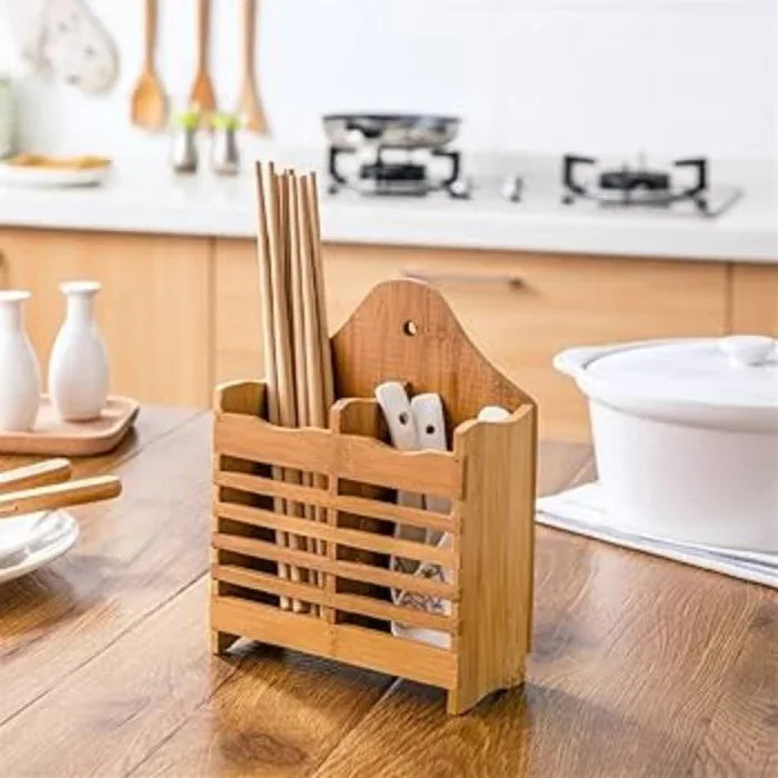 3 section wooden chopsticks holder - Prozone