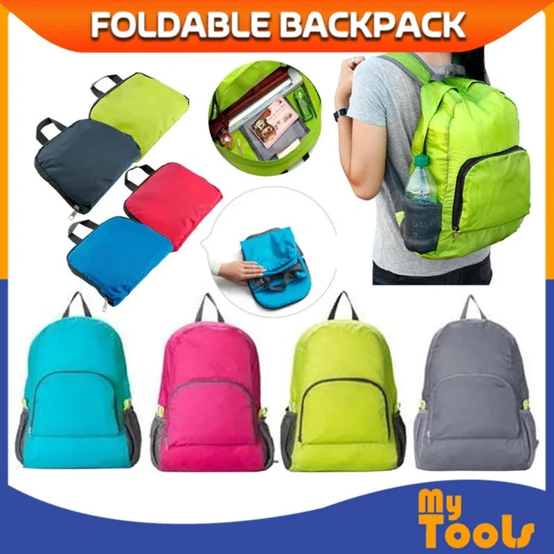 Foldable travel bag shoulder backpack water resistant - Prozone