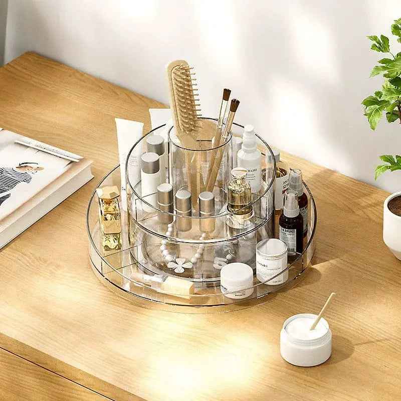 360° Rotating Acrylic Makeup Organizer - Prozone