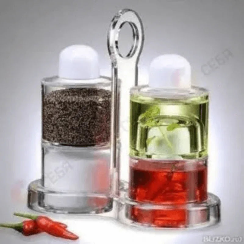 Oil vinegar salt and pepper dispenser kd01040 - Prozone