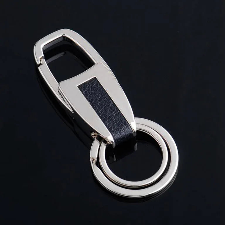 Metal man key chains key rings double key ring - Prozone