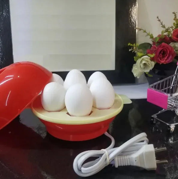 3 in 1 electric egg boiler/poacher/cooker vegetable streamer-red - Prozone