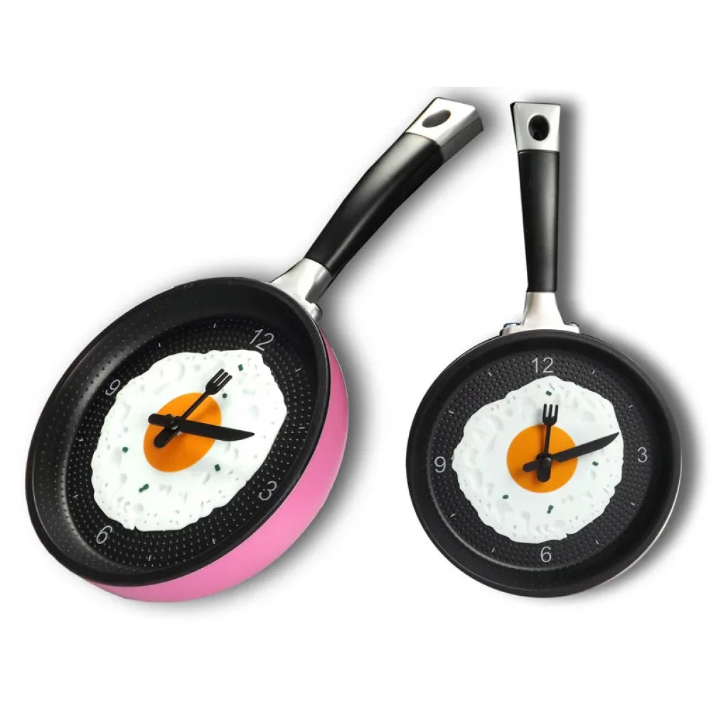 Frying pan kitchen wall clock - Prozone