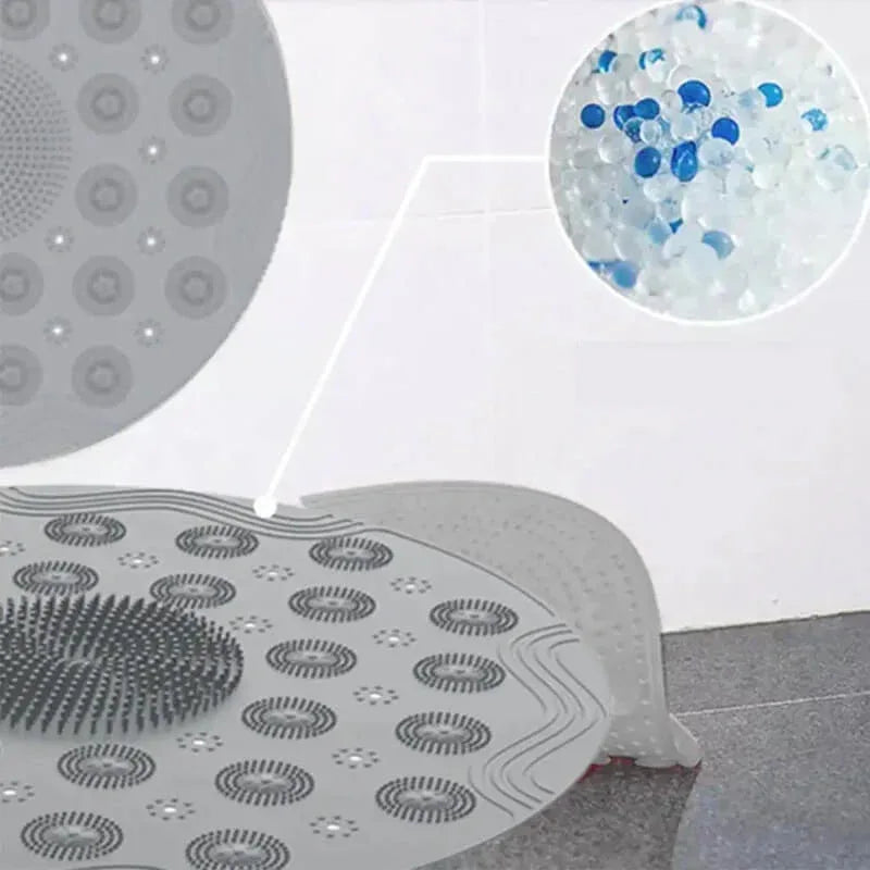 Round non-slip foot massage cleaning mat - Prozone