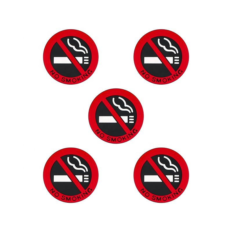 Pack of 3 No Smoking Logo Stickers Car Stickers