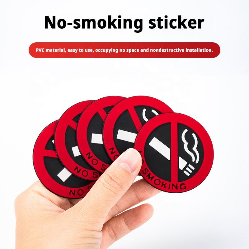 Pack of 3 No Smoking Logo Stickers Car Stickers