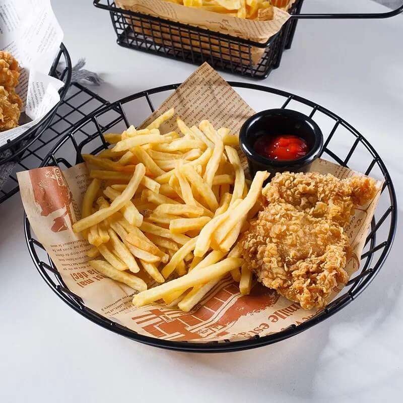 Round iron platter bucket - Prozone