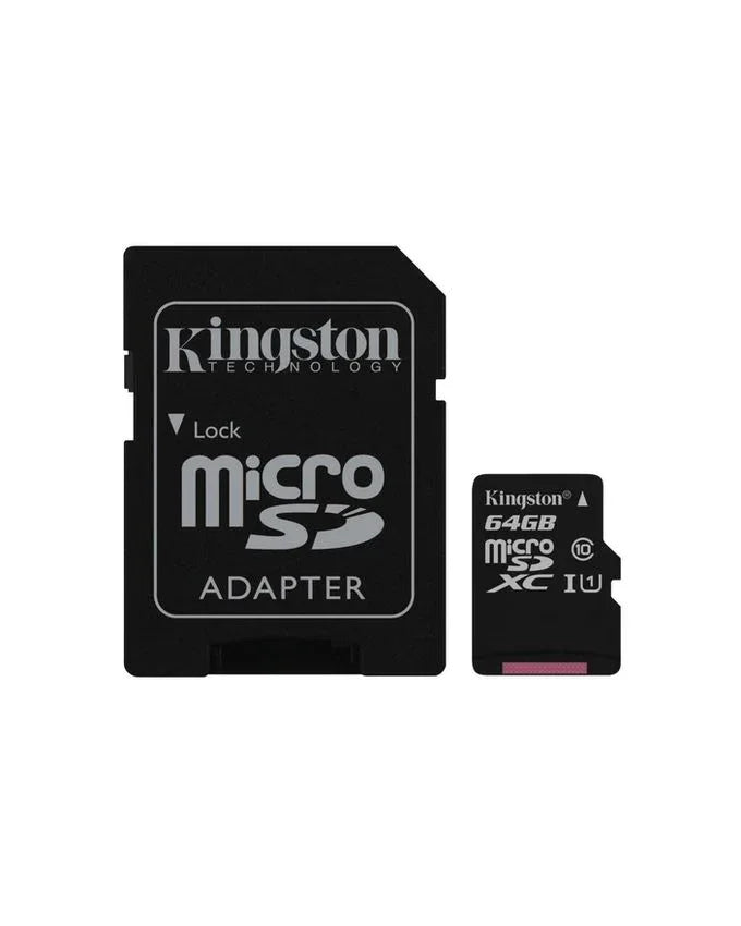 Kingston MICRO SD 64GB Memory Card - Prozone